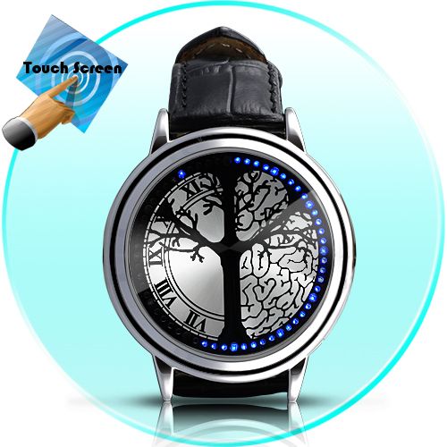 Blue Hybrid - Touchscreen LED Watch