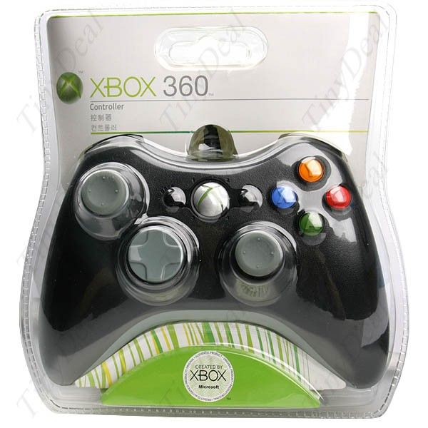 Preto Wired Controller Joypad Game Pad Joystick com 3-Nível