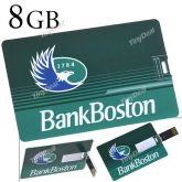 8GB Credit Card Style USB 2.0 Flash Memory Pen Drive Stick U