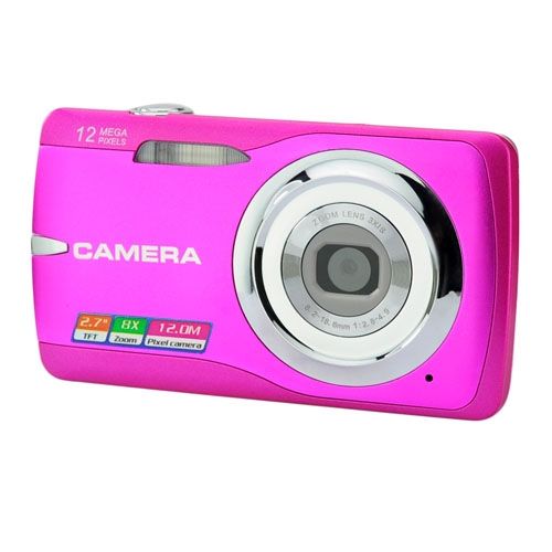 E60 2.7" TFT LCD Max. 12MP TV-out 8×Digital Zoom Digital Cam